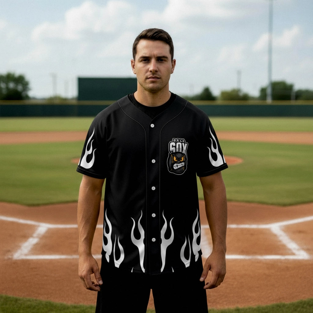 SoxBaseballJerseywithPiping