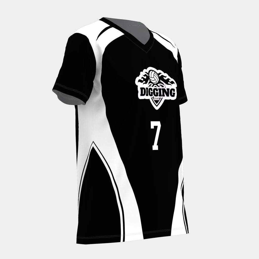 Digging Divas Volleyball Jersey by Kit Designer Pro