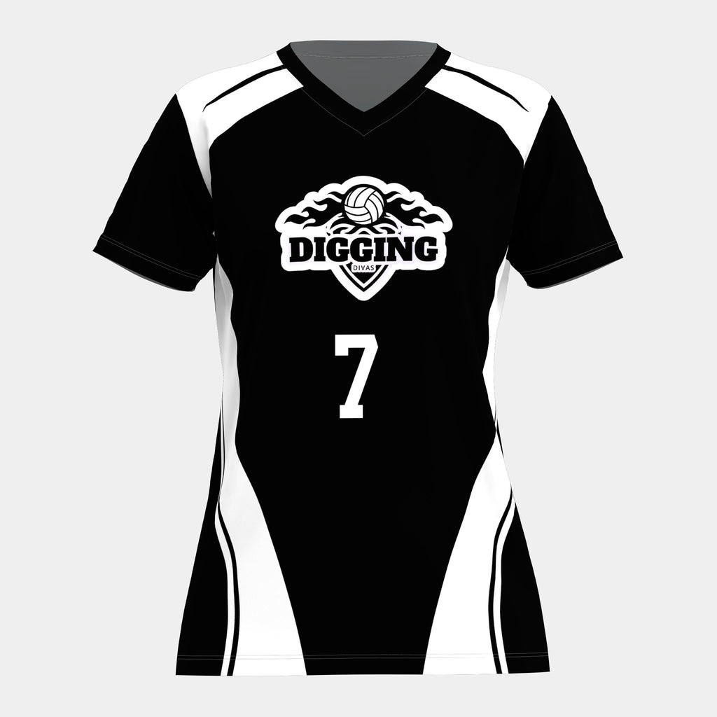 Digging Divas Volleyball Jersey by Kit Designer Pro