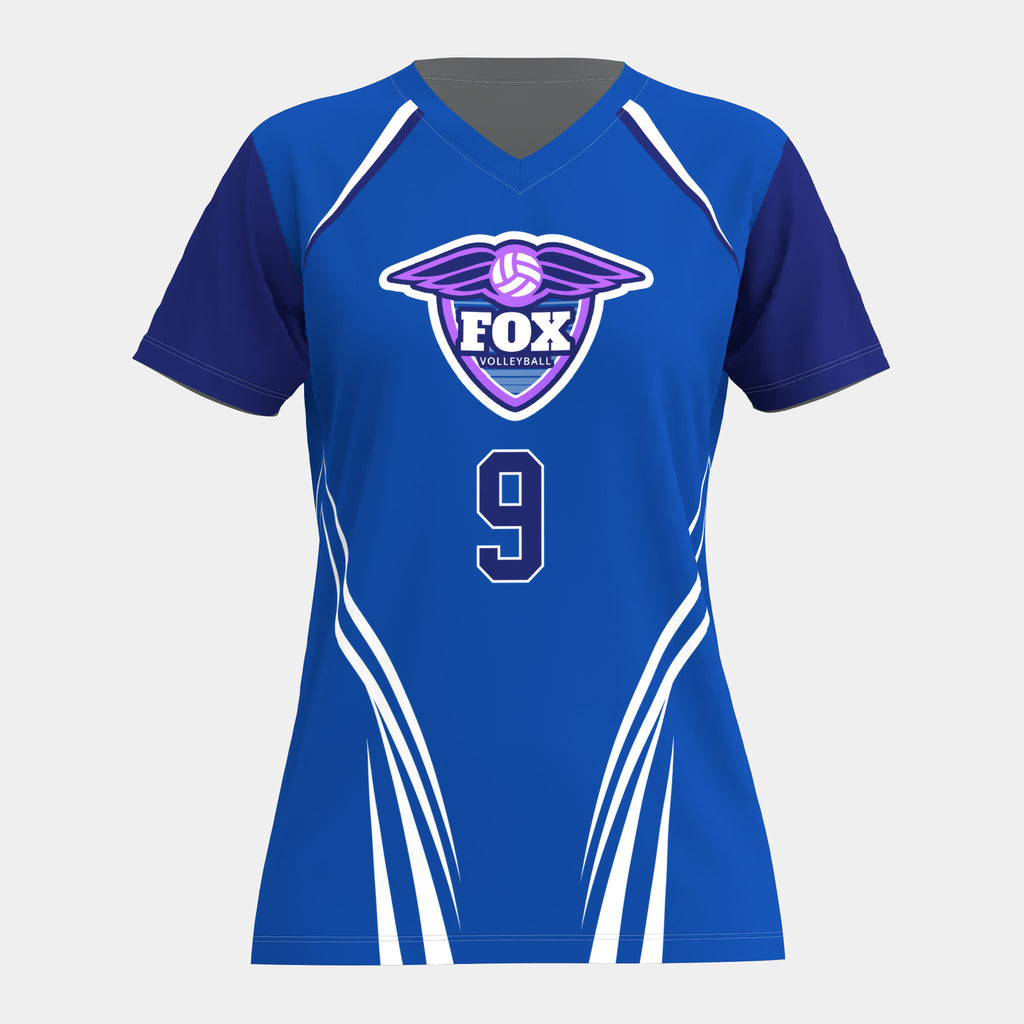 Fox Volleyball Jersey by Kit Designer Pro