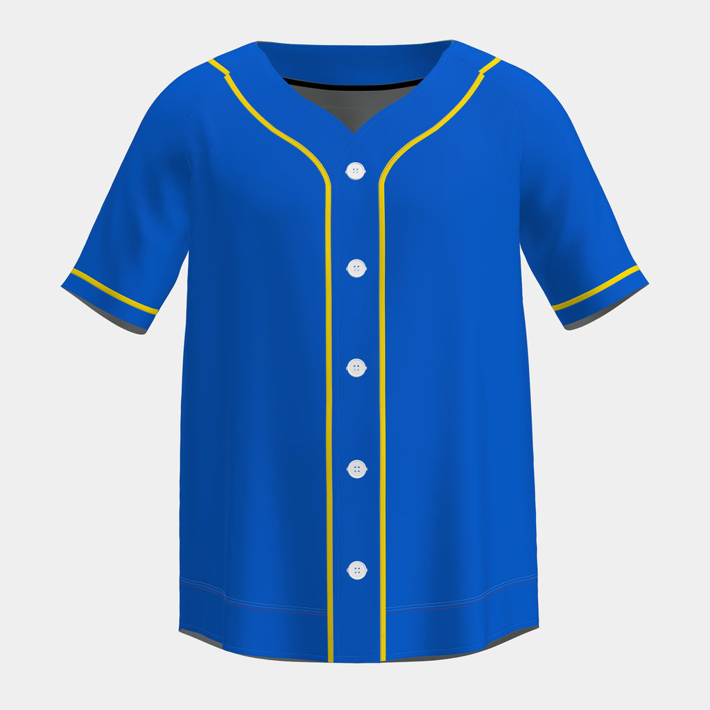 Men's Baseball Jersey with Piping by Kit Designer Pro