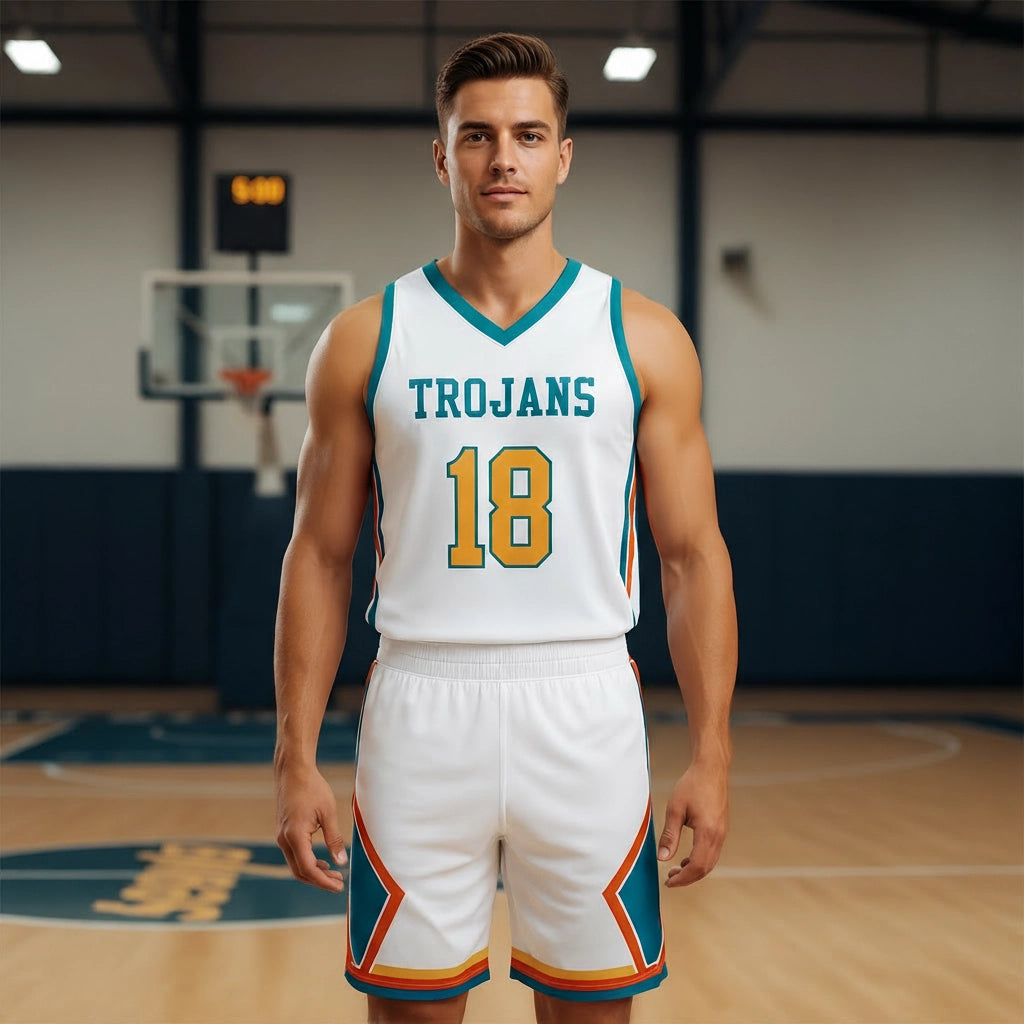Trojans Basketball Jersey Set