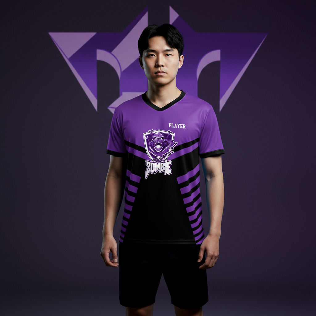 Team Zombie Overlap V-neck