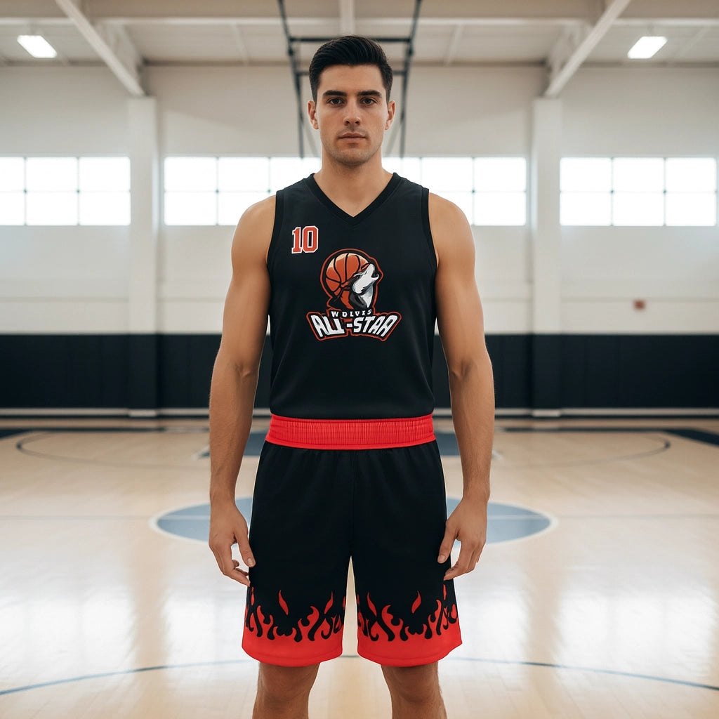 Wolves All-Star Basketball Jersey Set