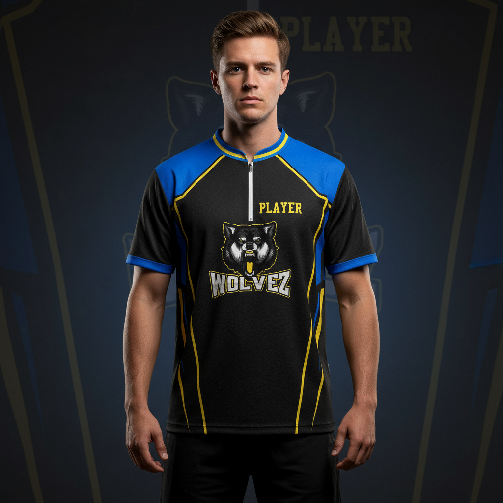 Wolvez Esports Chinese Collar Tee