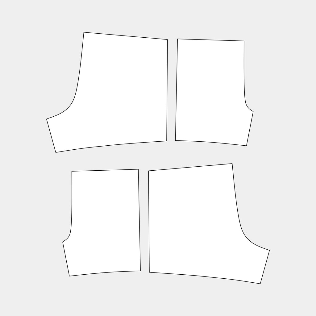 Women's Board Shorts - Asian Size Pattern (UNIQ-07AS WBS) by Kit Designer Pro