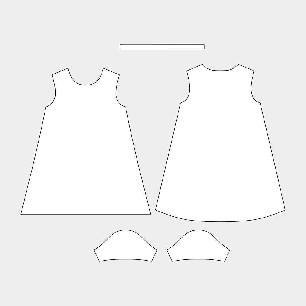 Women's Dress - Asian Size Pattern (UNIQ-05AS WD) by Kit Designer Pro