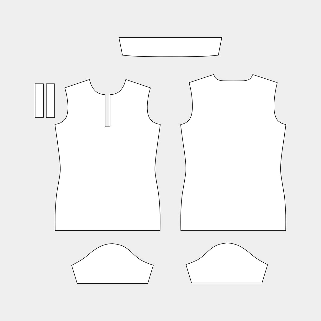 Women's Polo Shirt Pattern (LPS 1A-RV) by Kit Designer Pro