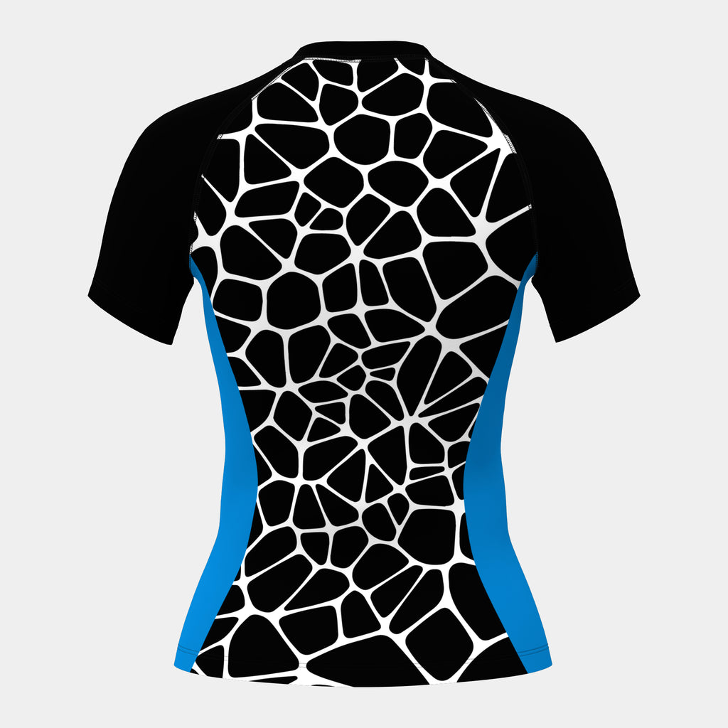 Design 20 Women's Rash Guard Short Sleeve by Kit Designer Pro
