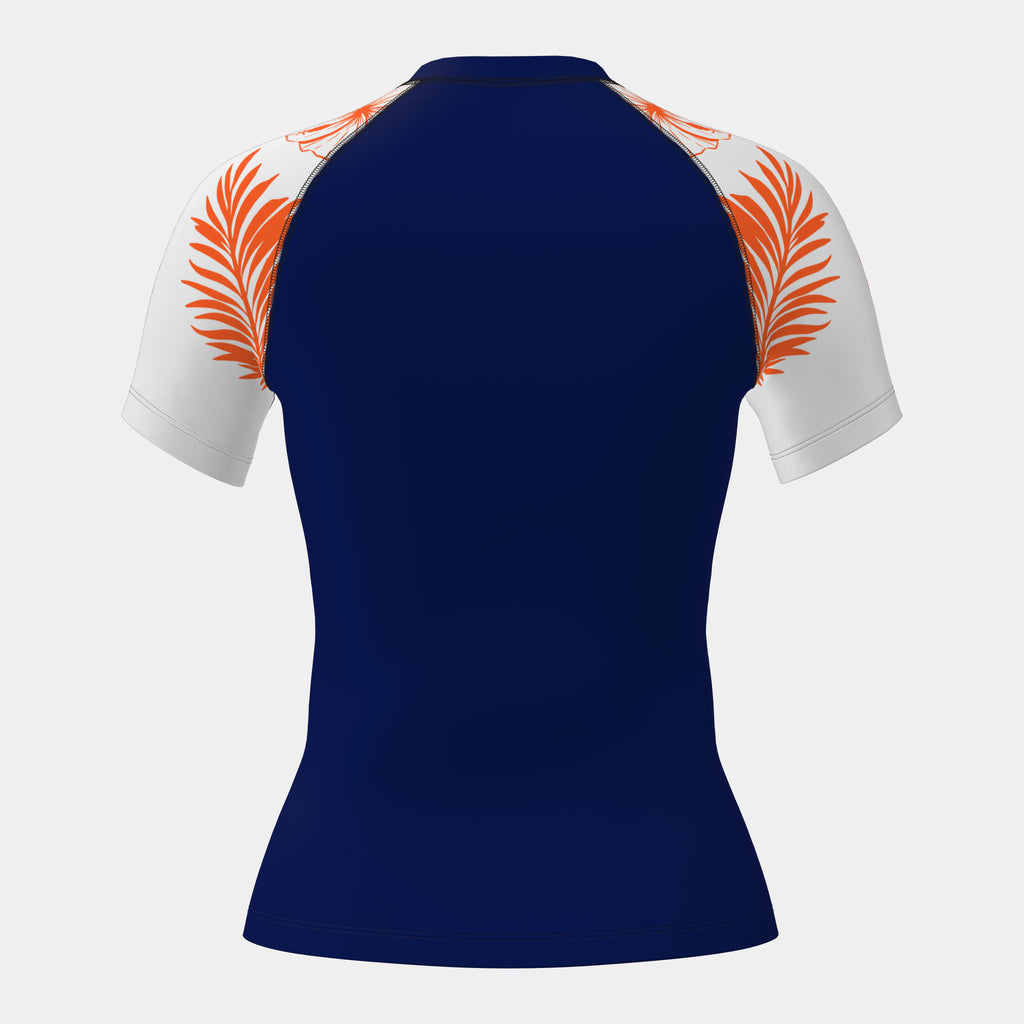 Design 3 Women's Rash Guard Short Sleeve by Kit Designer Pro