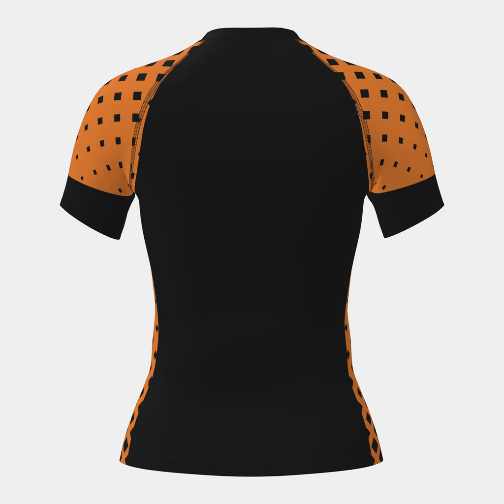 Design 6 Women's Rash Guard Short Sleeve by Kit Designer Pro