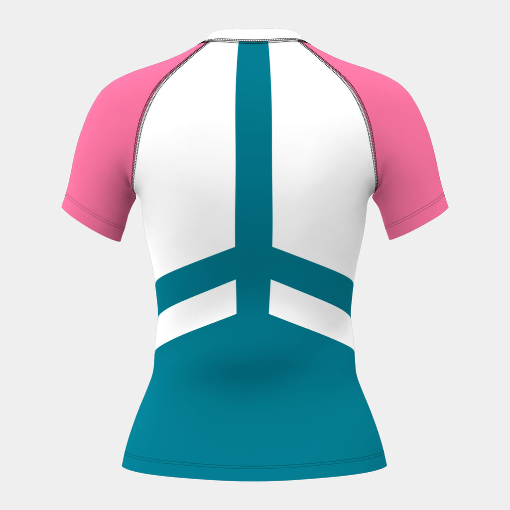 Design 22 Women's Rash Guard Short Sleeve by Kit Designer Pro