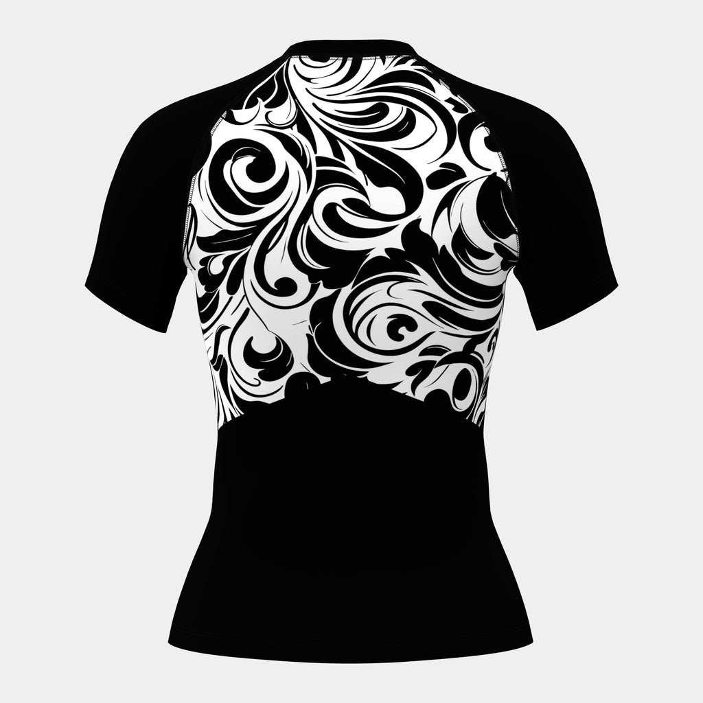 Design 23 Women's Rash Guard Short Sleeve by Kit Designer Pro