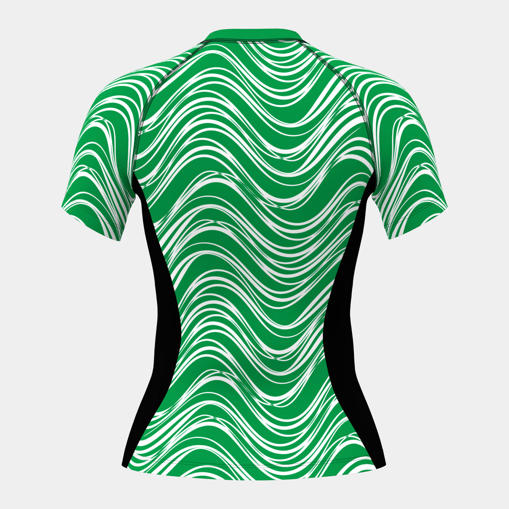 Design 17 Women's Rash Guard Short Sleeve by Kit Designer Pro