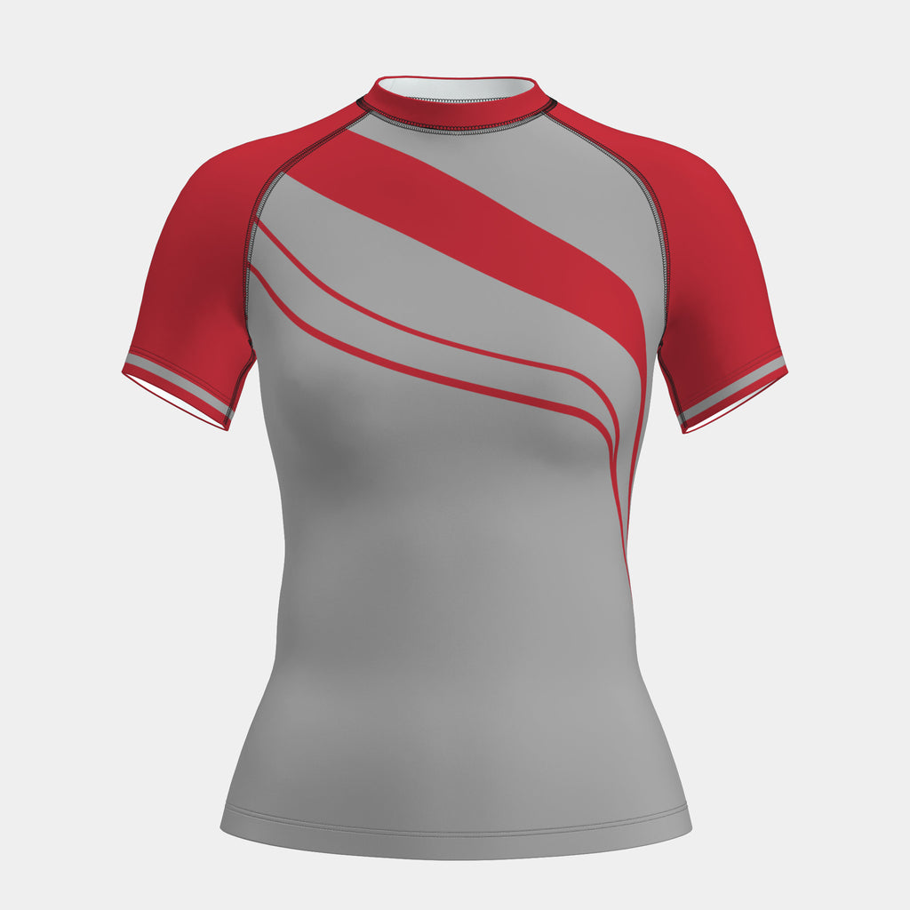 Design 5 Women's Rash Guard Short Sleeve by Kit Designer Pro