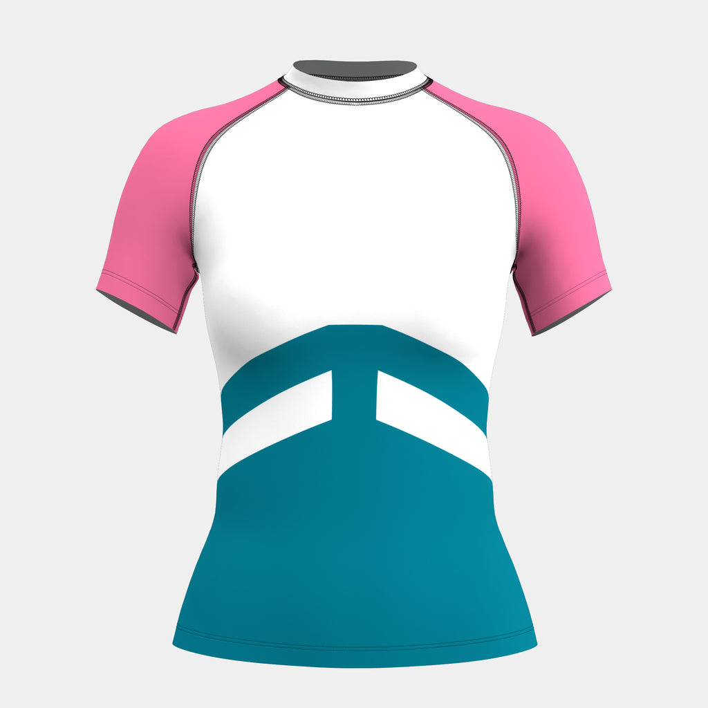 Design 22 Women's Rash Guard Short Sleeve by Kit Designer Pro