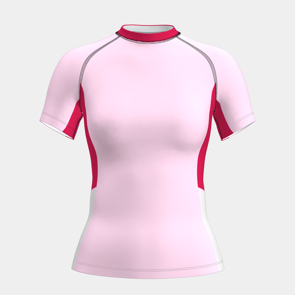 Design 9 Women's Rash Guard Short Sleeve by Kit Designer Pro