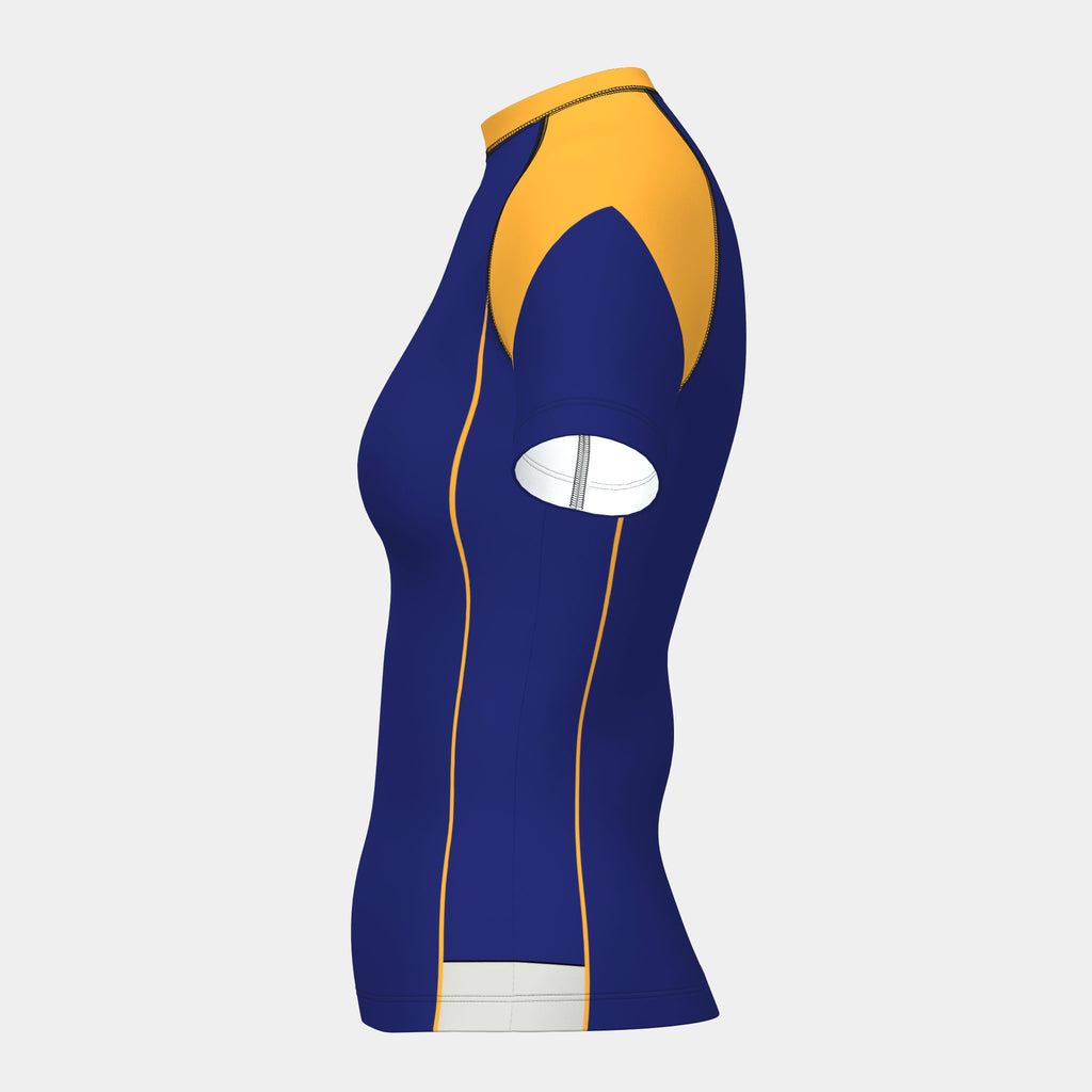 Design 8 Women's Rash Guard Short Sleeve by Kit Designer Pro