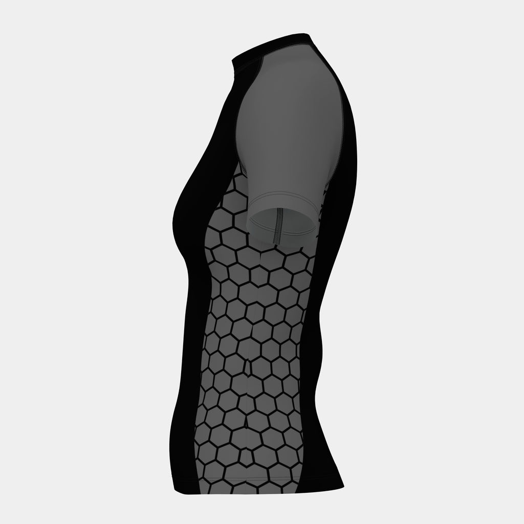 Design 25 Women's Rash Guard Short Sleeve by Kit Designer Pro