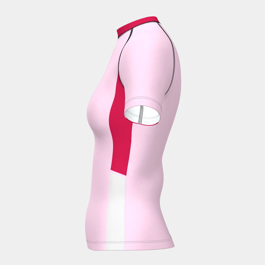 Design 9 Women's Rash Guard Short Sleeve by Kit Designer Pro