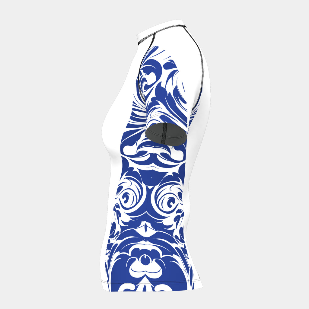Design 28 Women's Rash Guard Short Sleeve by Kit Designer Pro