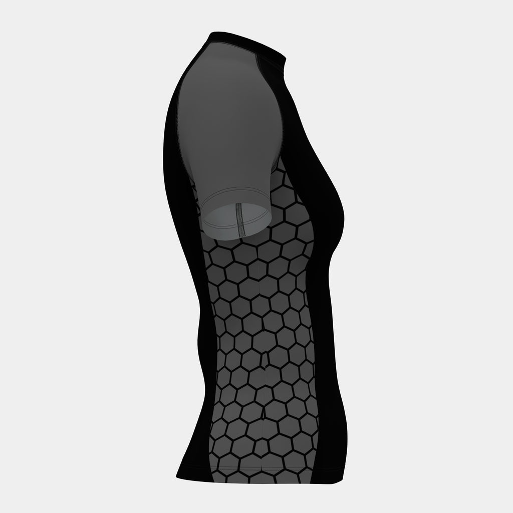 Design 25 Women's Rash Guard Short Sleeve by Kit Designer Pro