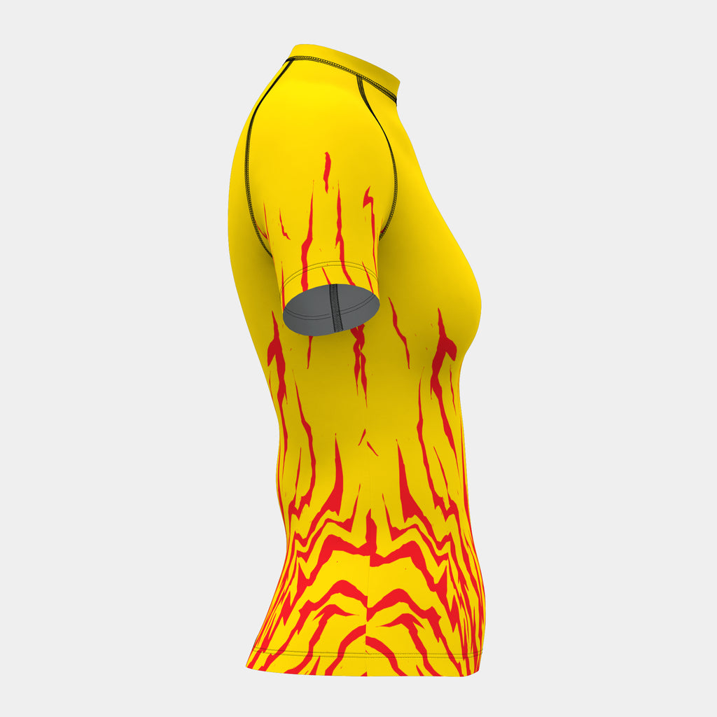 Design 13 Women's Rash Guard Short Sleeve by Kit Designer Pro