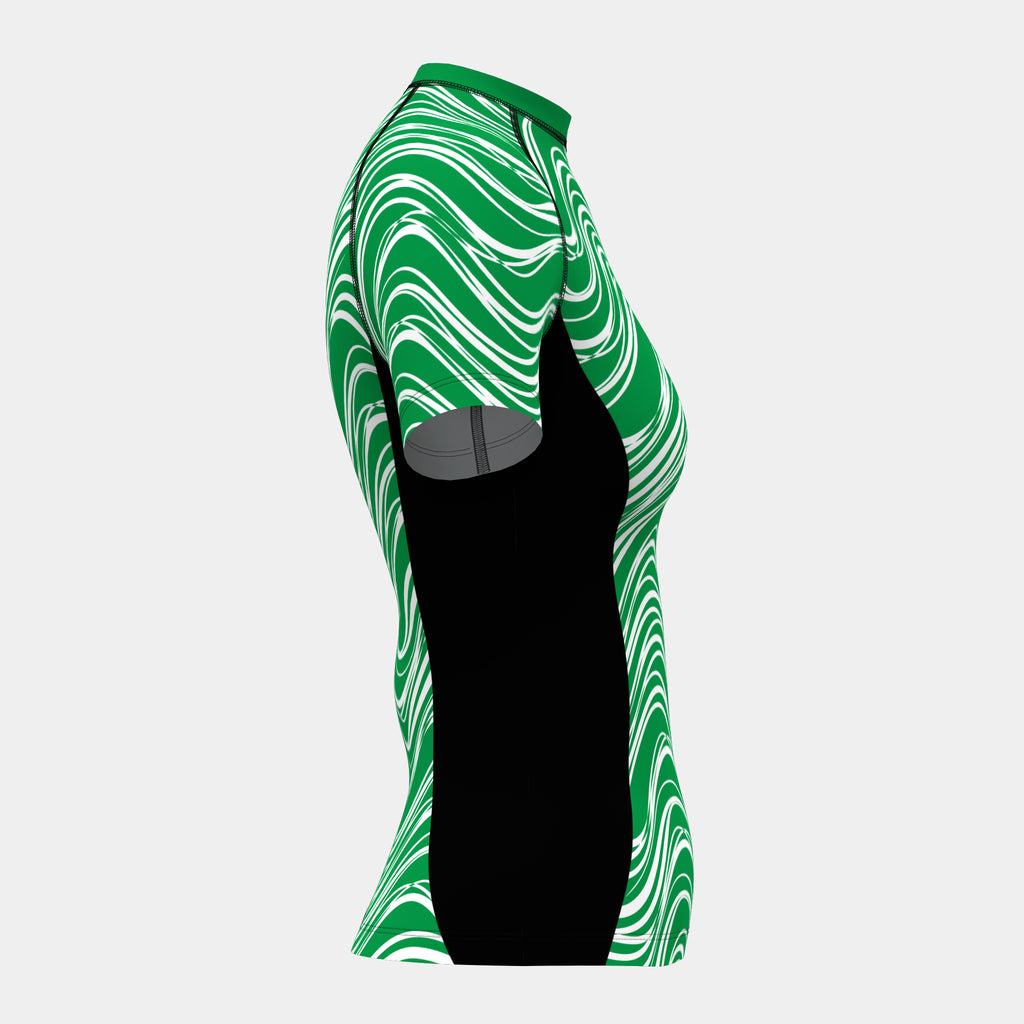 Design 17 Women's Rash Guard Short Sleeve by Kit Designer Pro