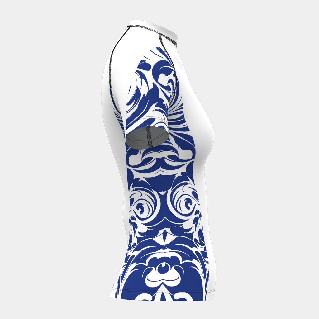 Design 28 Women's Rash Guard Short Sleeve by Kit Designer Pro