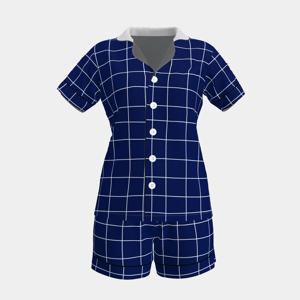 Women's Pajama Set (Short Sleeve) by Kit Designer
