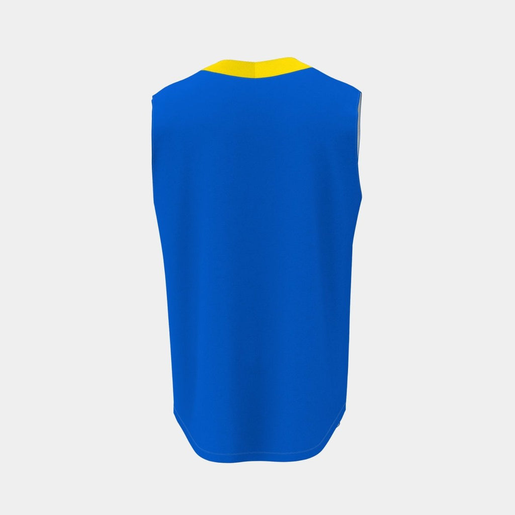 Adult 2 - button Sleeveless Baseball Jersey Curved Bottom Hem - Kit Designer