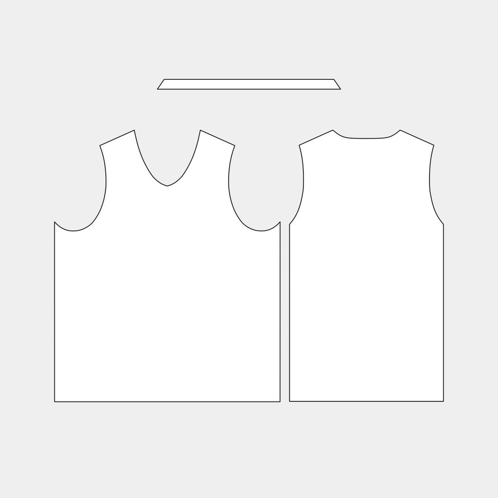 Adult Basketball V - Neck Jersey (BB2002) - Kit Designer