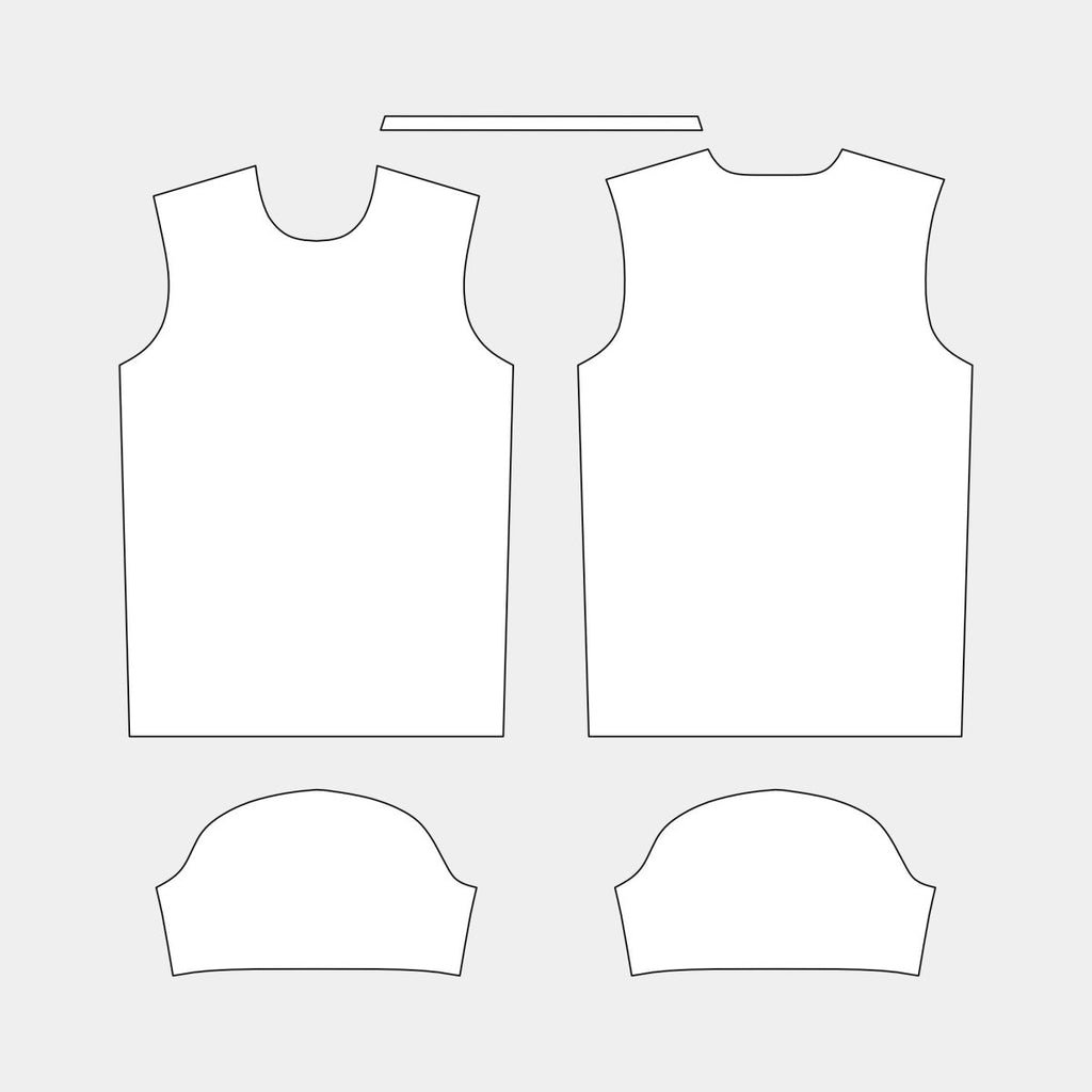 Adult Crew Neck Jersey Curved Bottom Hem (BB1001C) - Kit Designer