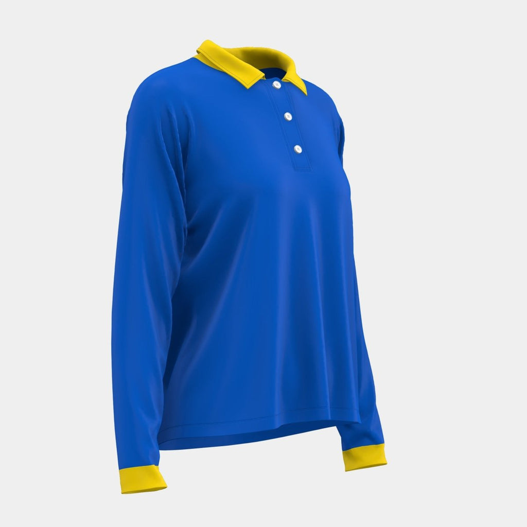 Adult Cut & Sew Set In Polo Long Sleeve - Kit Designer