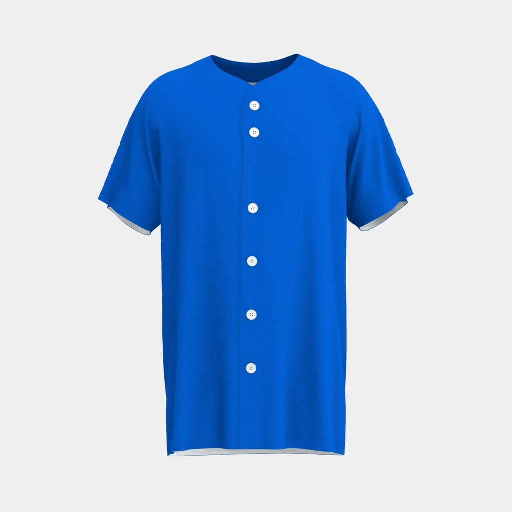 Adult Full Button Baseball Jersey - Kit Designer