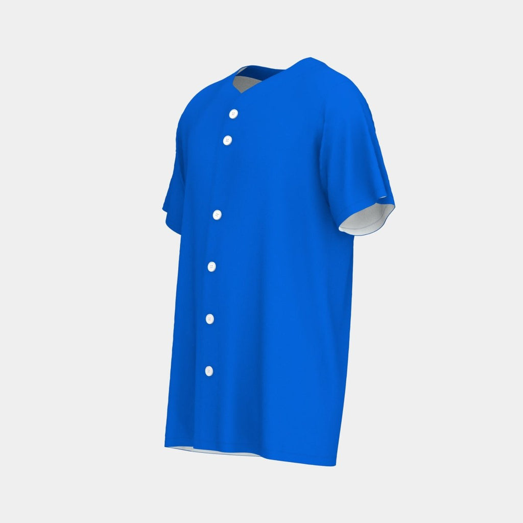 Adult Full Button Baseball Jersey - Kit Designer