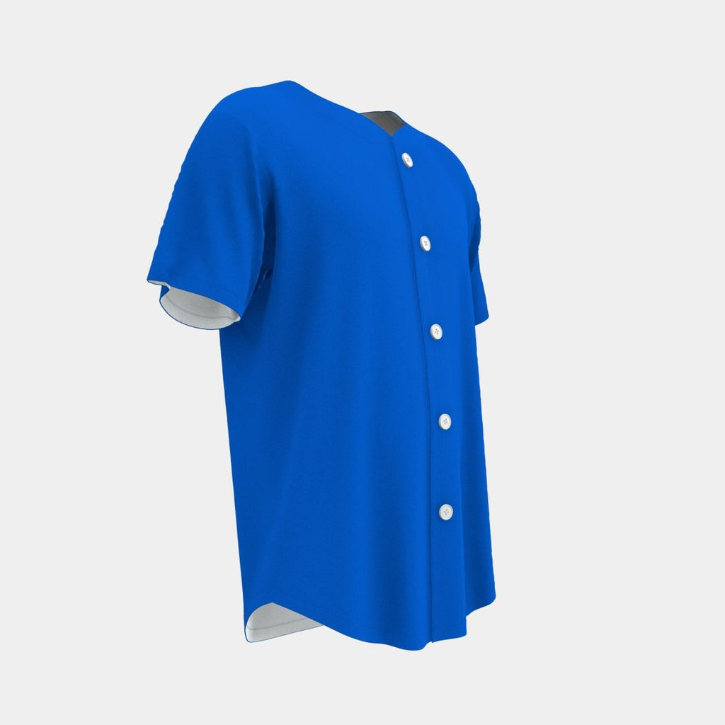 Adult Full Button Jersey Curved Bottom Hem - Pro Fit - Kit Designer