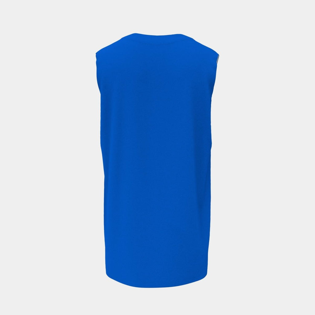 Adult Full Button Sleeveless Baseball Jersey - Kit Designer