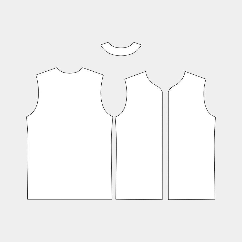 Adult Full Button Sleeveless Baseball Jersey (BB1003S) - Kit Designer