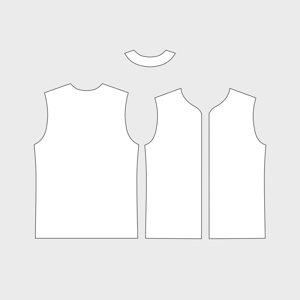 Adult Full Button Sleeveless Baseball Jersey - Slim Fit (BB1003SPF) - Kit Designer