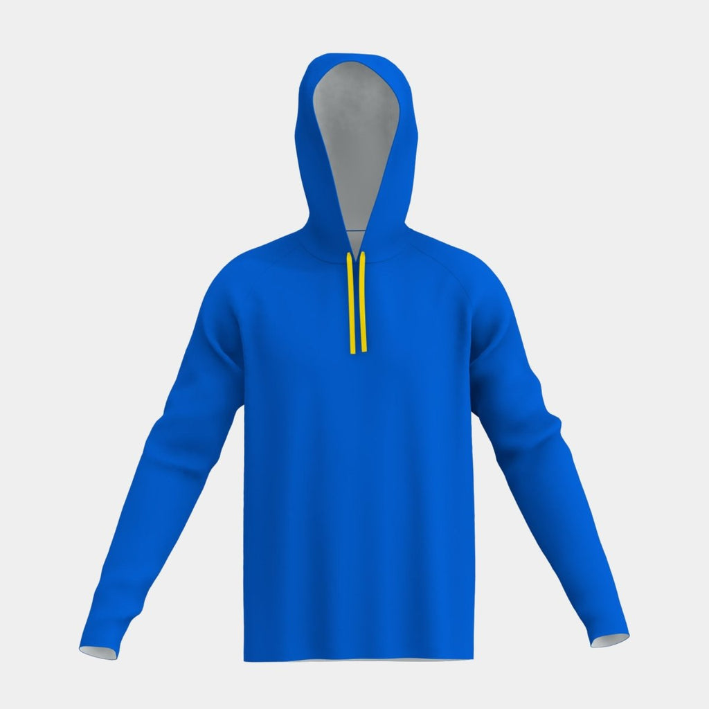 Adult Hooded Shirt - Raglan Long Sleeve Performance Fit - Kit Designer