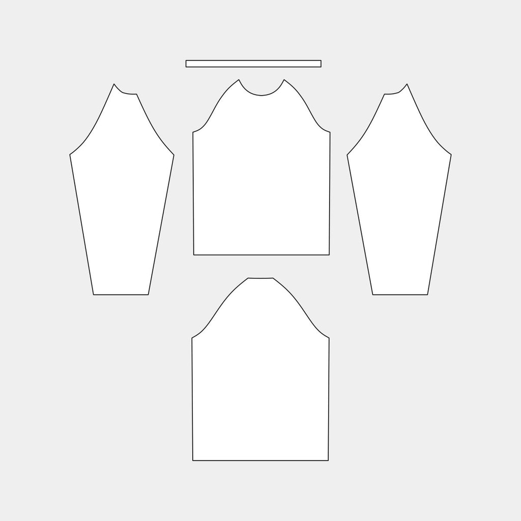 Adult Round Neck Long Sleeve Raglan Tee (RG2001 - ML) - Kit Designer