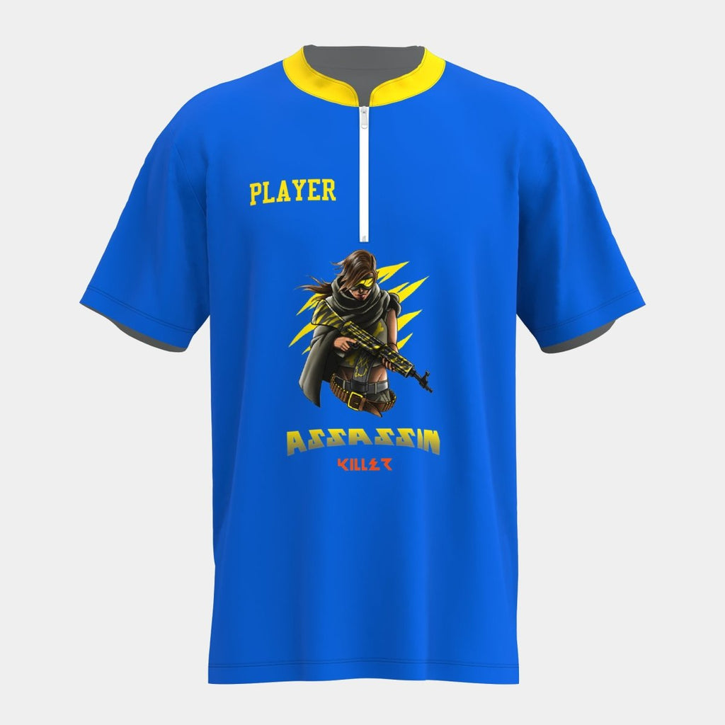 Asssassin Killer Chinese Collar Tee - Kit Designer
