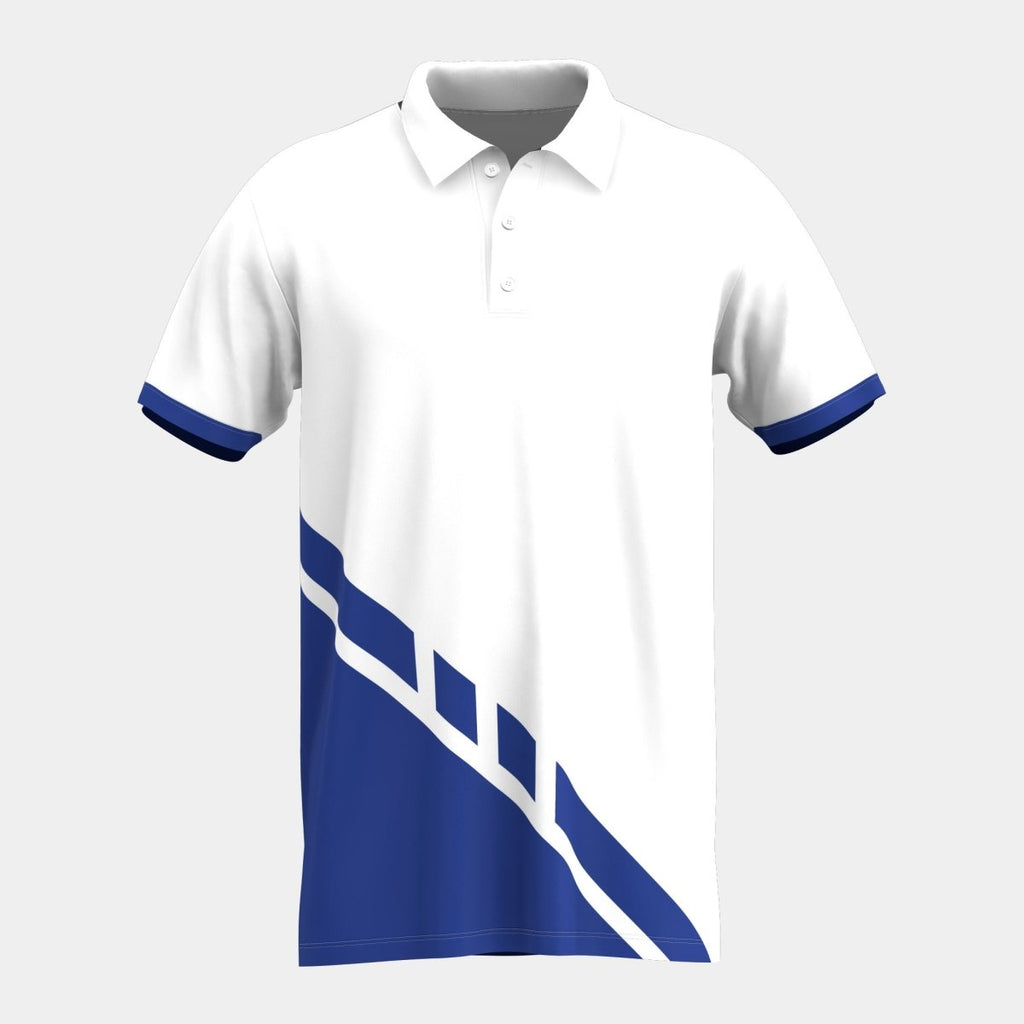 Blue Stride Polo Shirt - Kit Designer
