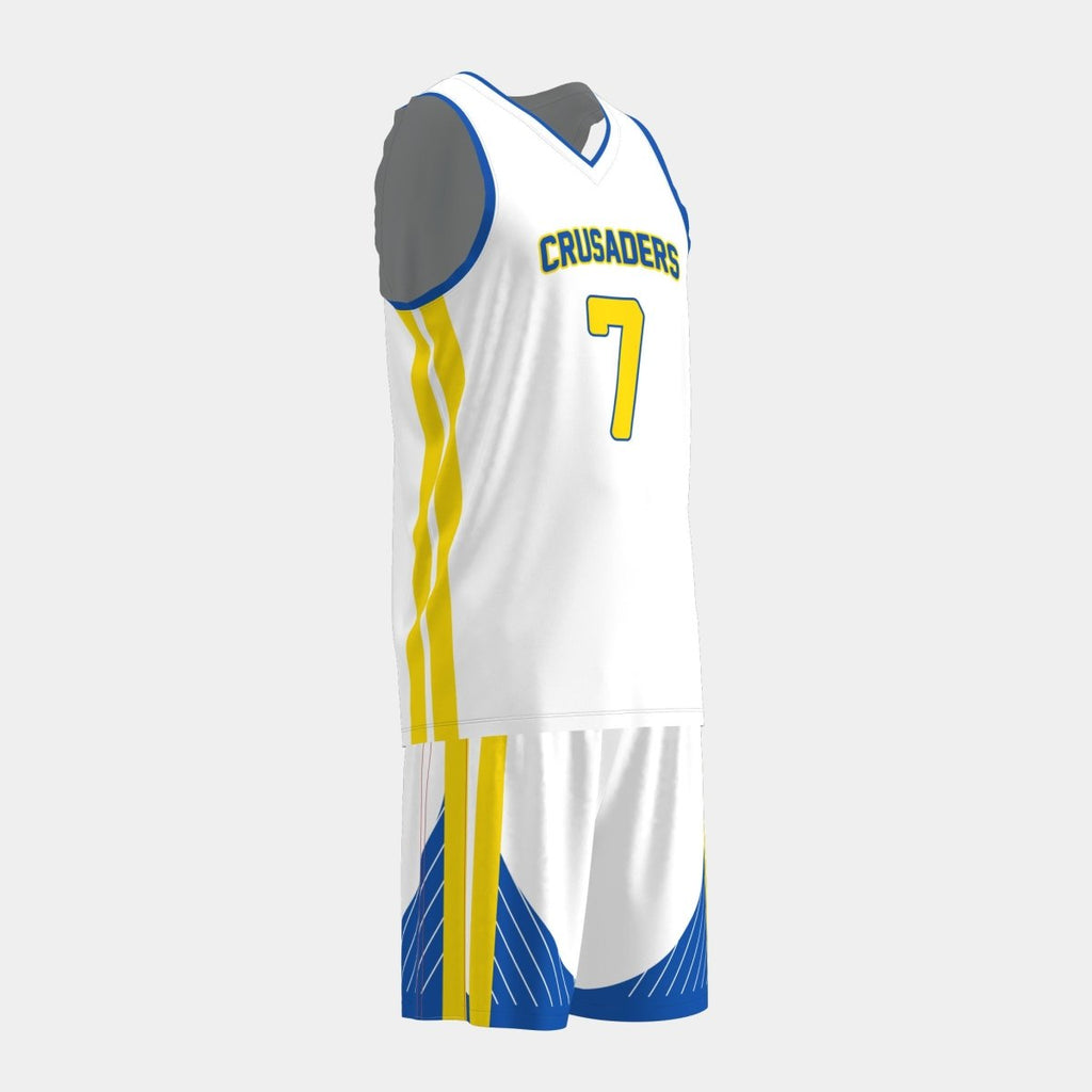 Crusaders Basketball Jersey Set - Kit Designer
