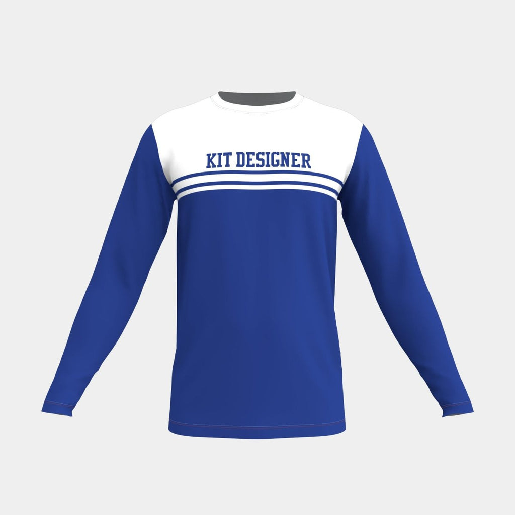 Design 12 Men's Long Sleeve Shirt - Kit Designer