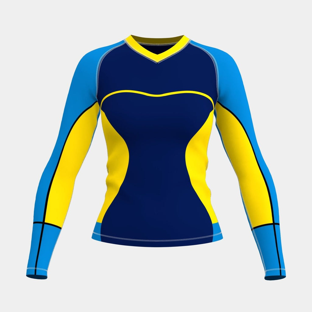 Design 12 Women's Rash Guard - Kit Designer