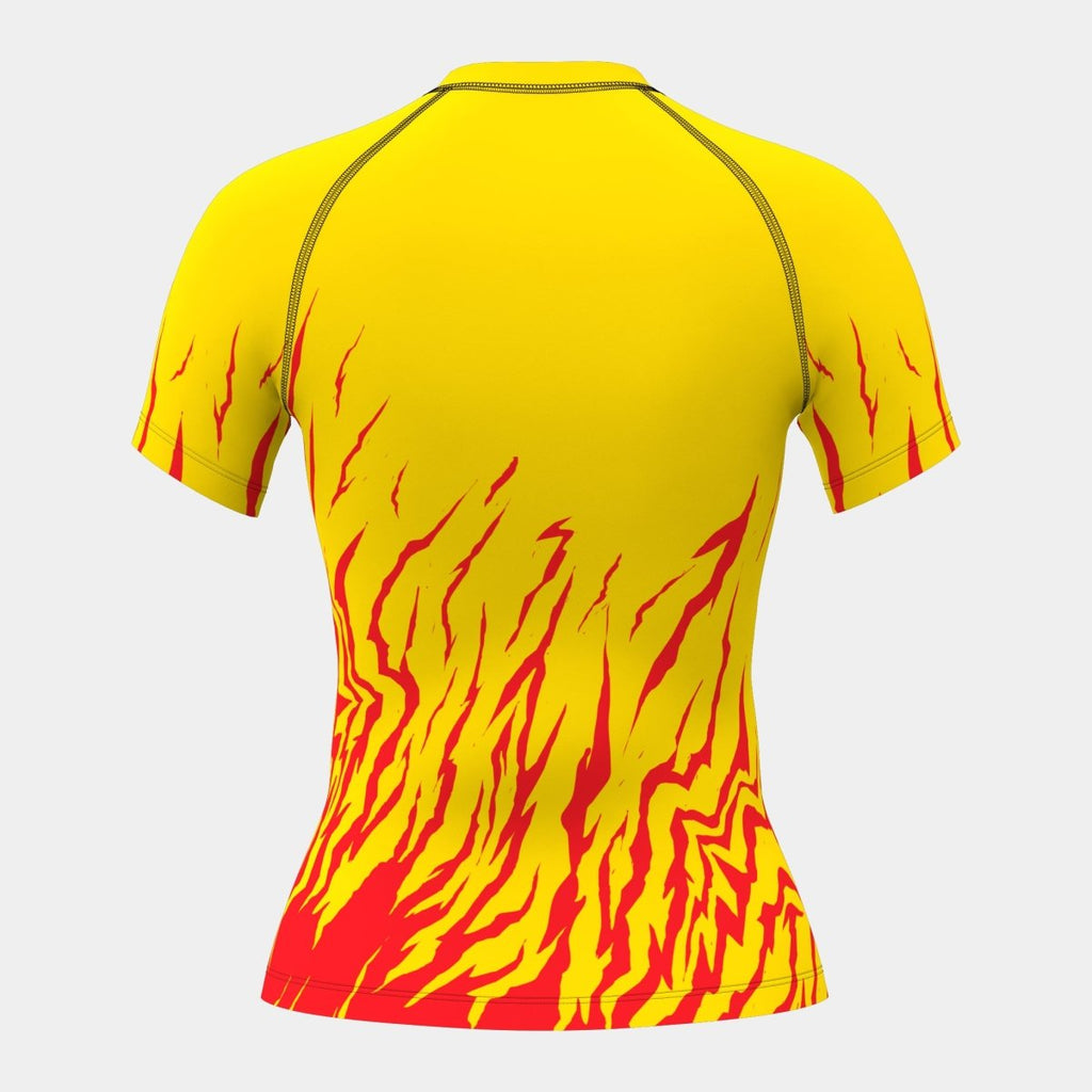 Design 13 Women's Rash Guard Short Sleeve - Kit Designer