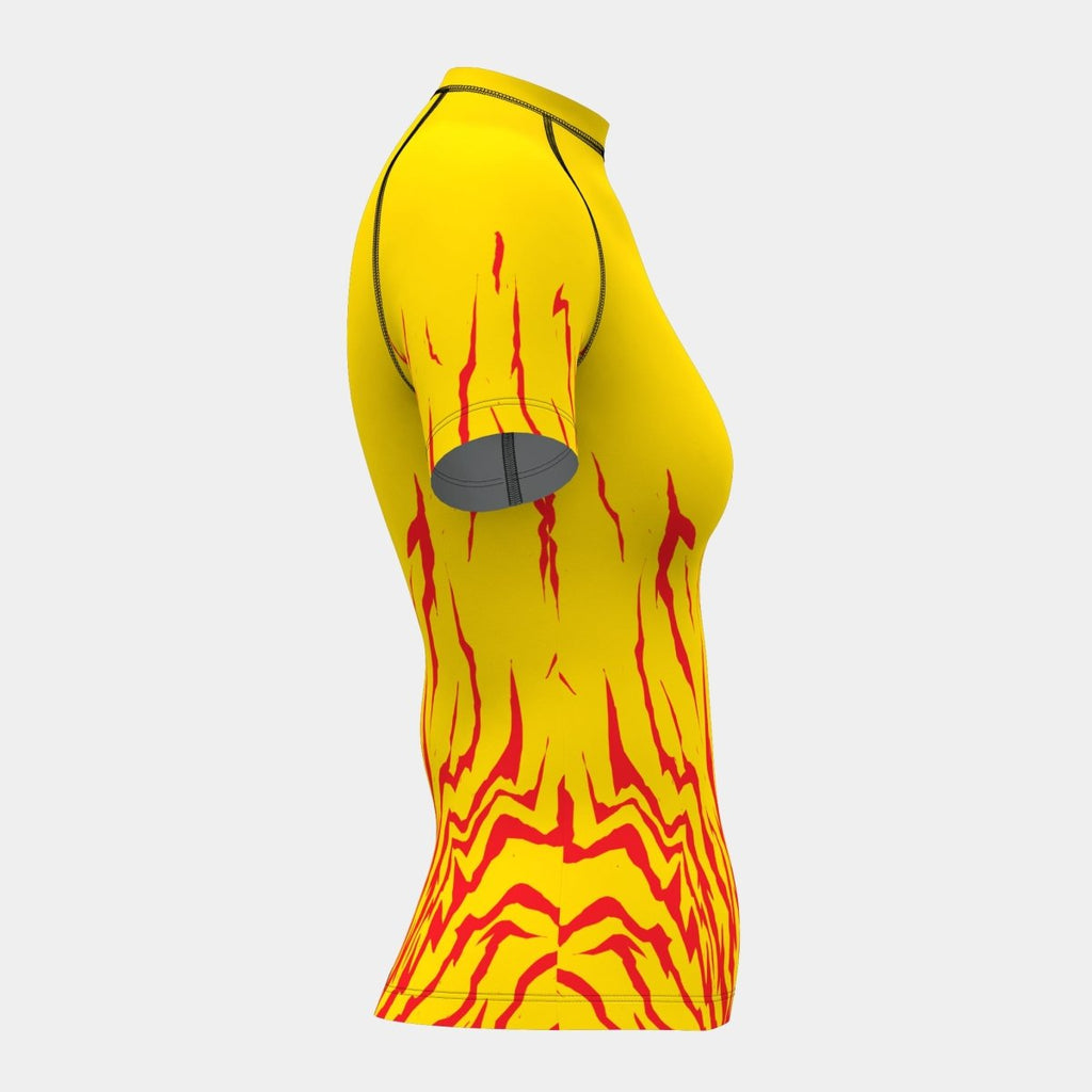 Design 13 Women's Rash Guard Short Sleeve - Kit Designer