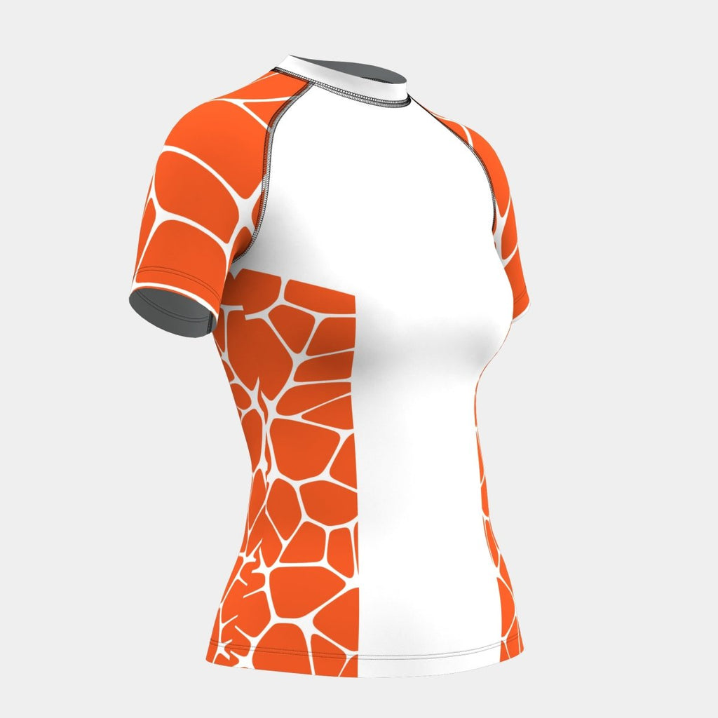 Design 14 Women's Rash Guard Short Sleeve - Kit Designer